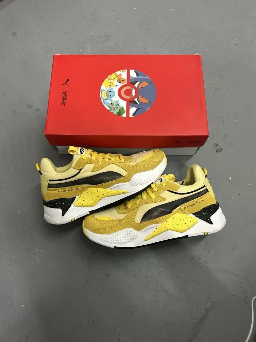 Size 9 - Pokémon x Puma RS-X Pikachu